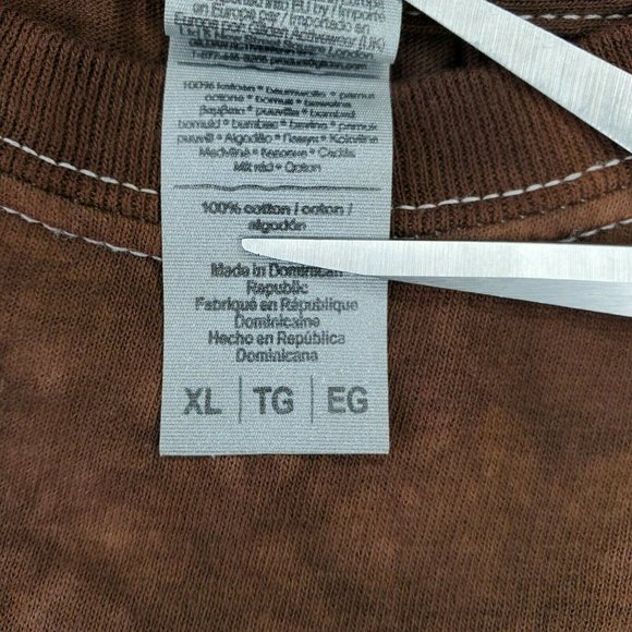 Brown Grateful Dead Reprint Tye Dye Gildan Heavy %100 Cotton XL T Shirt - Picture 8 of 11